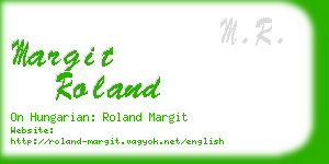 margit roland business card